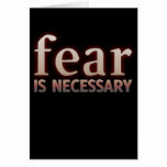 Fear is Necessary cards
