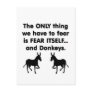 Fear Itself Donkey Postcards