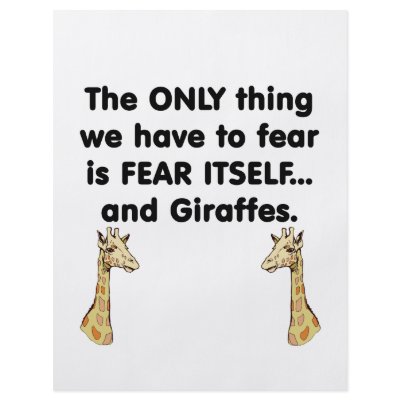 Fear Itself Giraffes Flyers by Fear_Itself