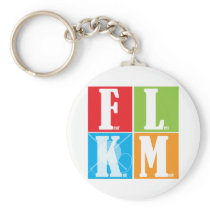 Fear Less Knit More Keychain