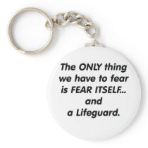 fear lifeguard key chain