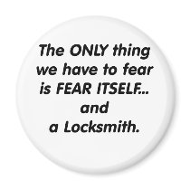 fear locksmith magnet
