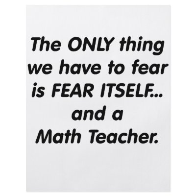 Fear Math Teacher Full Color Flyer by Fear_Itself