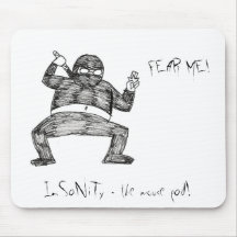 FEAR ME! MOUSE PAD