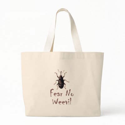 Fear No Weevil Canvas Bag by Monkeydantees