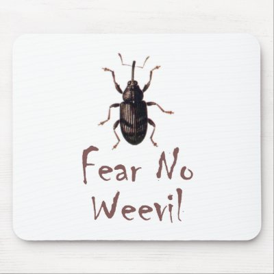Fear No Weevil Mousepad by Monkeydantees