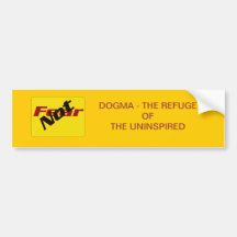 Fear Not Inspired Bumper Stickers