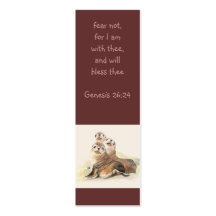 Fear not Scripture Watercolor Seals  Bookmark Business Cards
