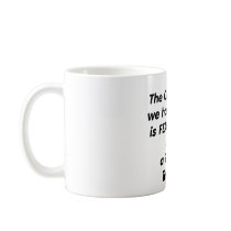 Fear science teacher coffee mugs
