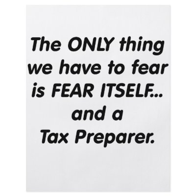 Fear Tax Preparer Full Color Flyer by Fear_Itself