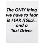 Fear Taxi Driver flyers