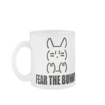 FEAR THE BUNNY - Frosted Coffee Mugs