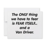 fear van driver invitations
