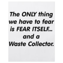 Fear Waste Collector Full Color Flyer