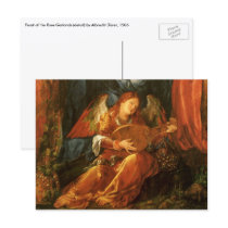 Feast of the Rose Garlands, detail Albrecht Durer Postcards