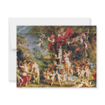 Feast Of Venus By Rubens Peter Paul (Best Quality) Personalized Announcement