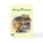 Feasting Chipmunk Christmas