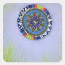 Feather Shield Sticker