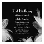 Feathered 1920's Birthday Invitations