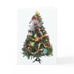 Feathered Family Christmas Card