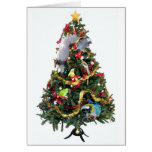 Feathered Family Christmas Card
