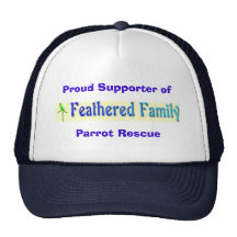 Feathered Family Parrot Rescue Supporter Hat