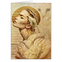 feathered friends greeting card