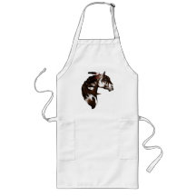 Feathered Paint Horse Apron