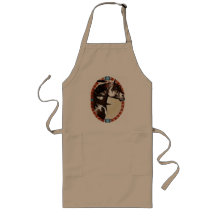 Feathered Paint Horse Oval Apron