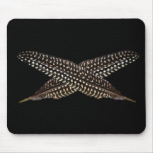 Feathers are symbols of spiritual ascension mouse pads