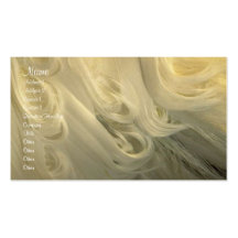 Feathers Profile Card Business Card