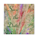 Feathery colours refrigerator magnet