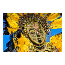 feathery mask posters