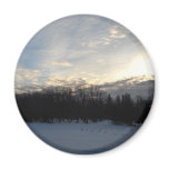 February Dawn Clouds Magnet