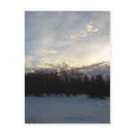 February Dawn Clouds Post Card