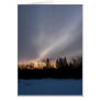 February Dawn over Mississippi River Card