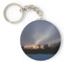 February Dawn over Mississippi River Keychains