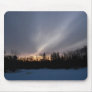 February Dawn over Mississippi River Mousepad