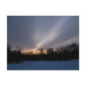 February Dawn over Mississippi River postcards