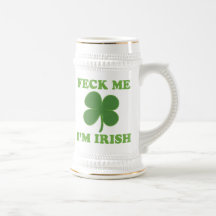 Feck Me Im Irish Coffee Mugs