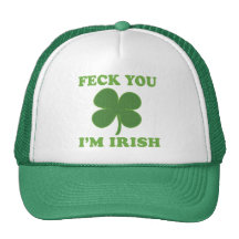 Feck You Im Irish Mesh Hats