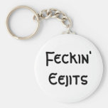 Feckin' Eejits Keychain