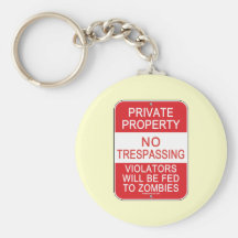 Fed To Zombies Keychain