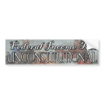 Federal Income Tax Bumper Stickers
