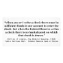 Federal Reserve Creates Money Putting It Simply Personalized Photo Card