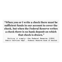 Federal Reserve Creates Money Putting It Simply Photograph