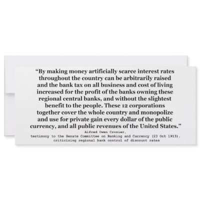 Federal Reserve Interest Rates by Alfred O Crozier Personalized Invites by wallarts