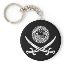 Federal Reserve Pirate Logo keychains