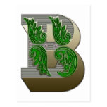 Federal Style Letter B Postcards