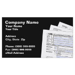 Federal Tax Forms Business Card Template